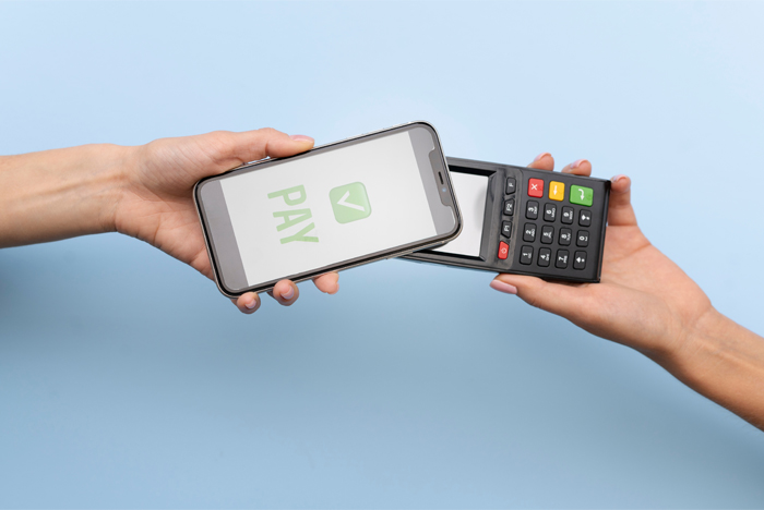 mPOS payment terminal in use